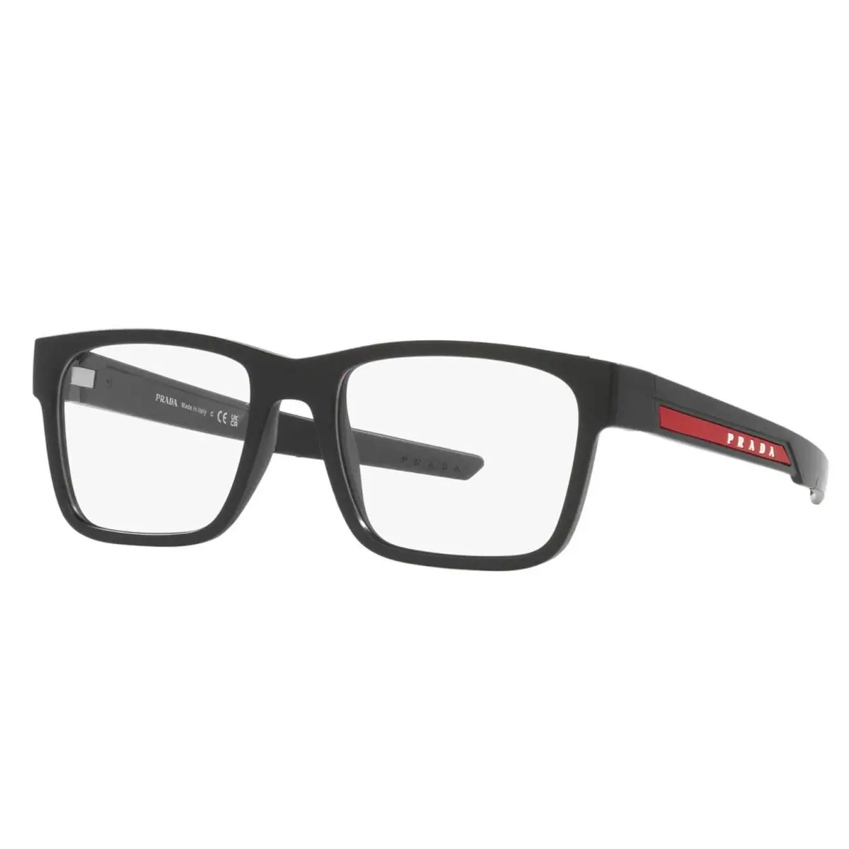 Prada Linea Rossa PS 02PV 1BO1O1 55 Eyeglasses Black Optical Frame