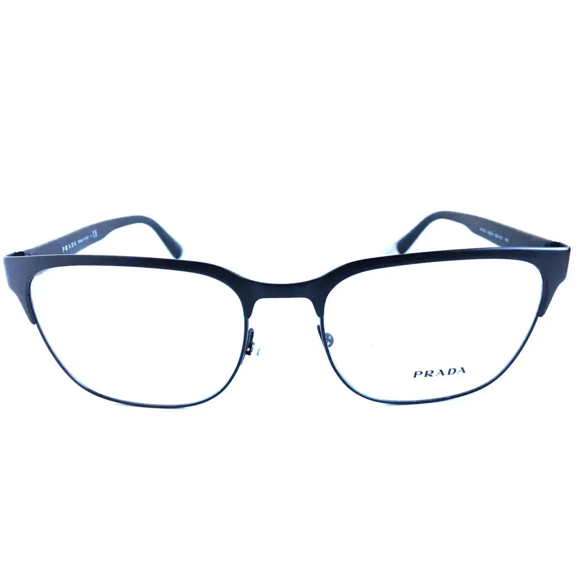 Prada Vpr 57U Black 1BO-101 Rx 54mm Men`s Eyeglasses Frame 54-18-140 Italy