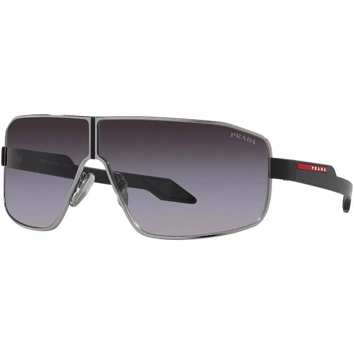 Sunglasses PS54YS SAV09U Gunmetal Black Frame / Grey Lens 74mm by Prada