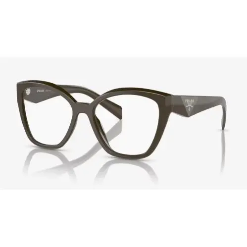 Prada Unisex Eyeglasses PR 20ZV 15L1O1 54 Loden Chocolate Brown Optical Frame