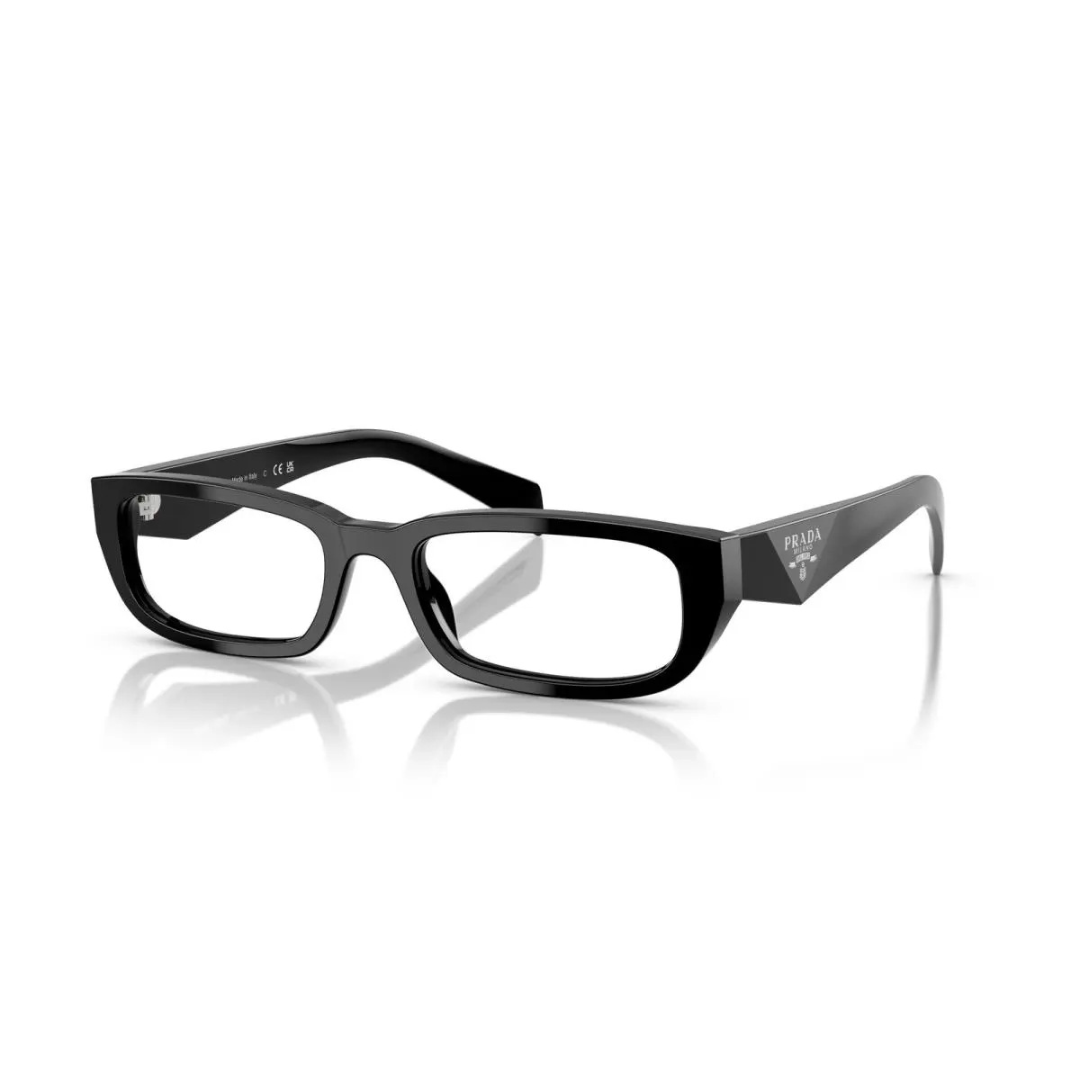 B05V Eyeglasses 16K1O1 Black by Prada