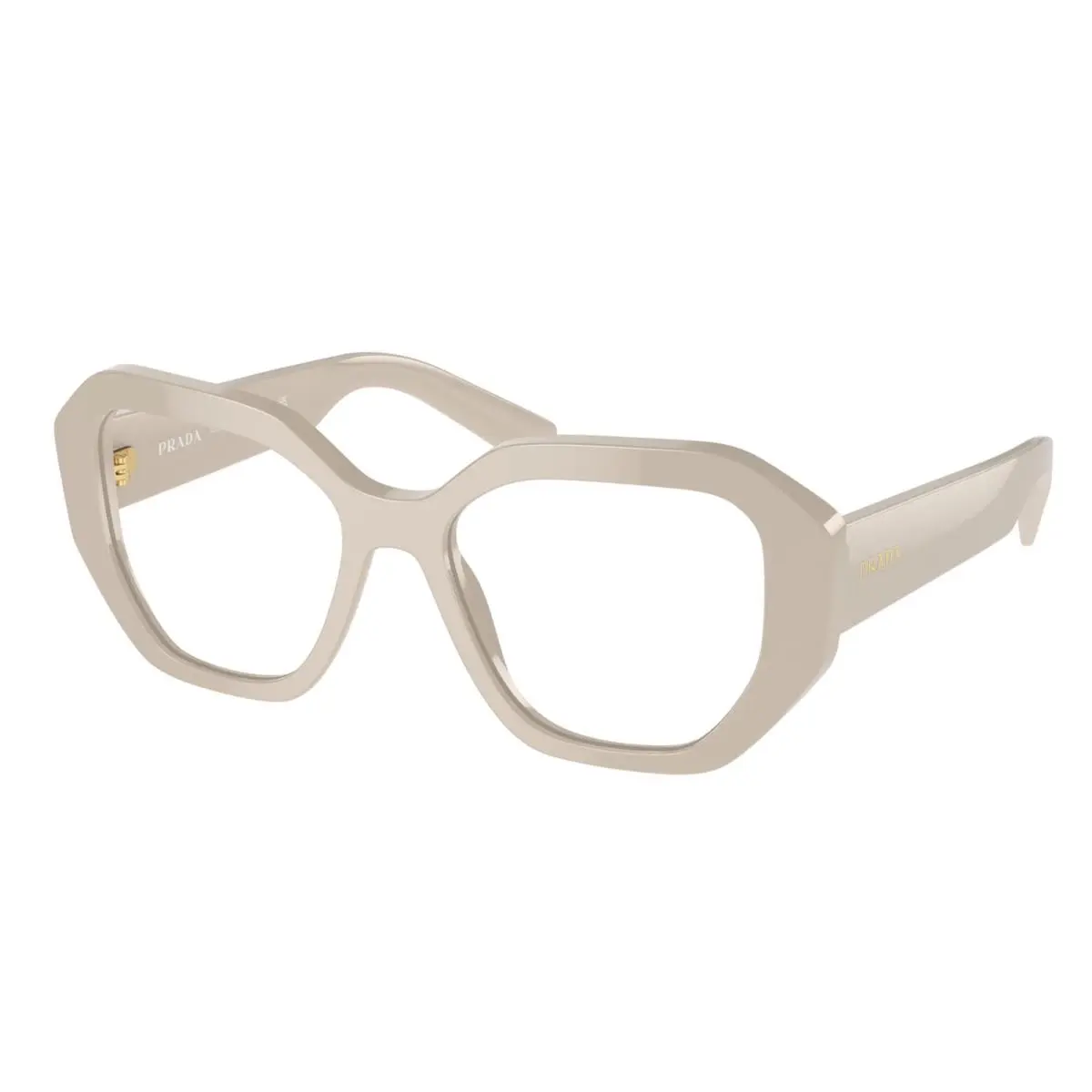 Prada PRA07V 16N1O1 50 Caramel Havana Eyeglasses Optical Frame