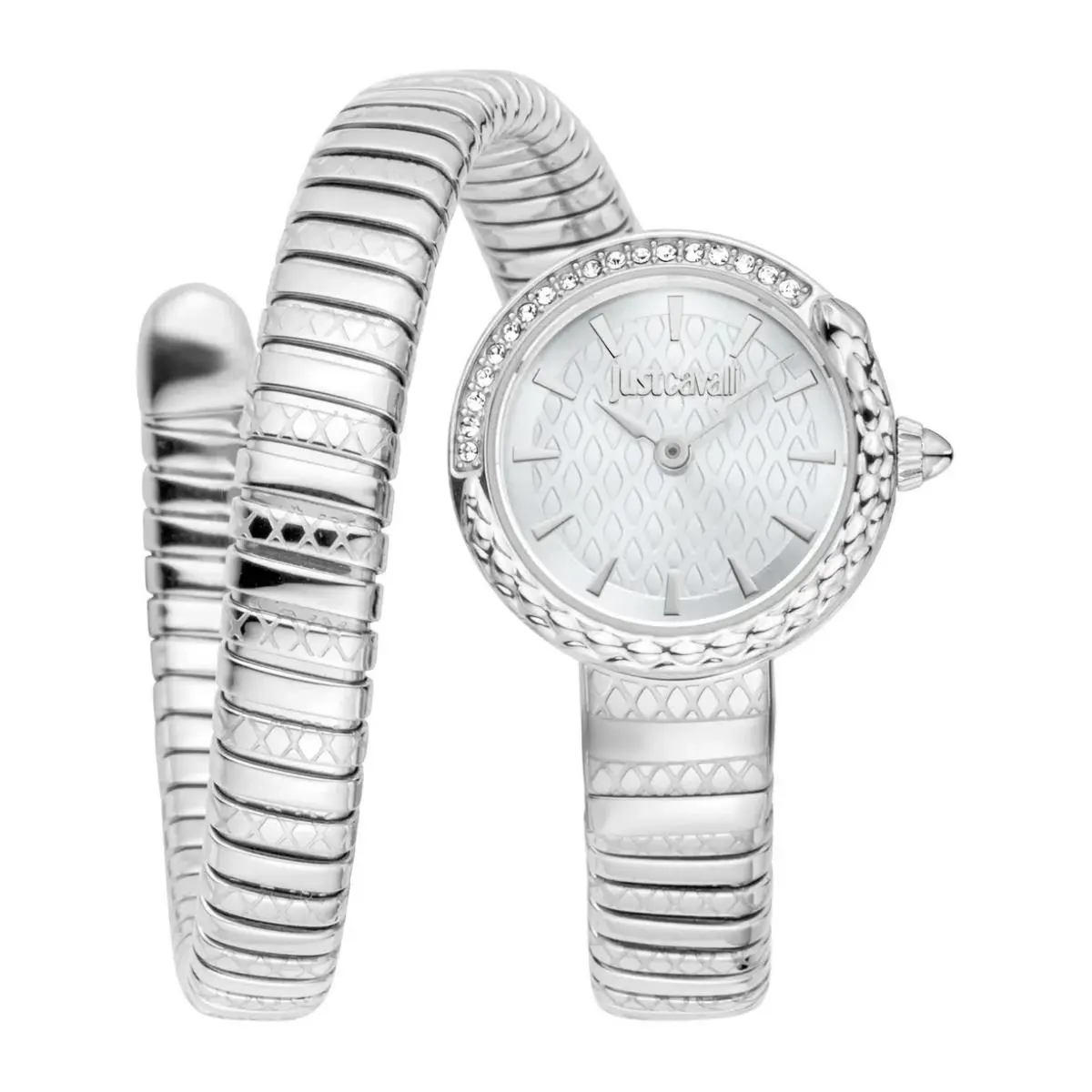 JC1L301M0085 Women`s SS Bracelet White Dial Quartz Watch by Just Cavalli