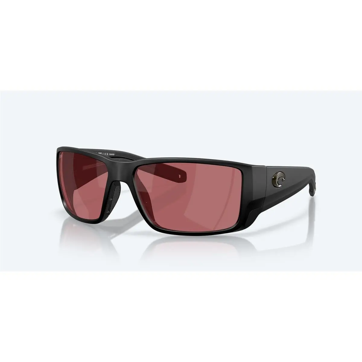 Costa Del Mar Blackfin Pro Matte Black/rose 580G Polarized 60 mm Sunglasses