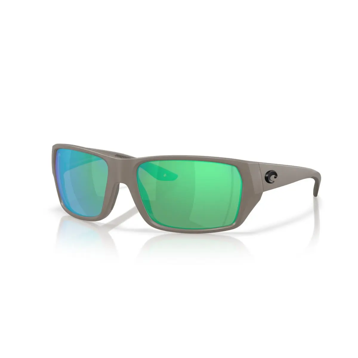 Costa Del Mar Tailfin Matte Olive Shale/green Mirror 580G Polarized Sunglasses