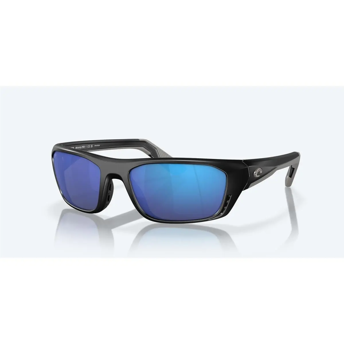 Costa Del Mar Whitetip Pro Matte Black/blue Mirror 580G Polarized Sunglasses