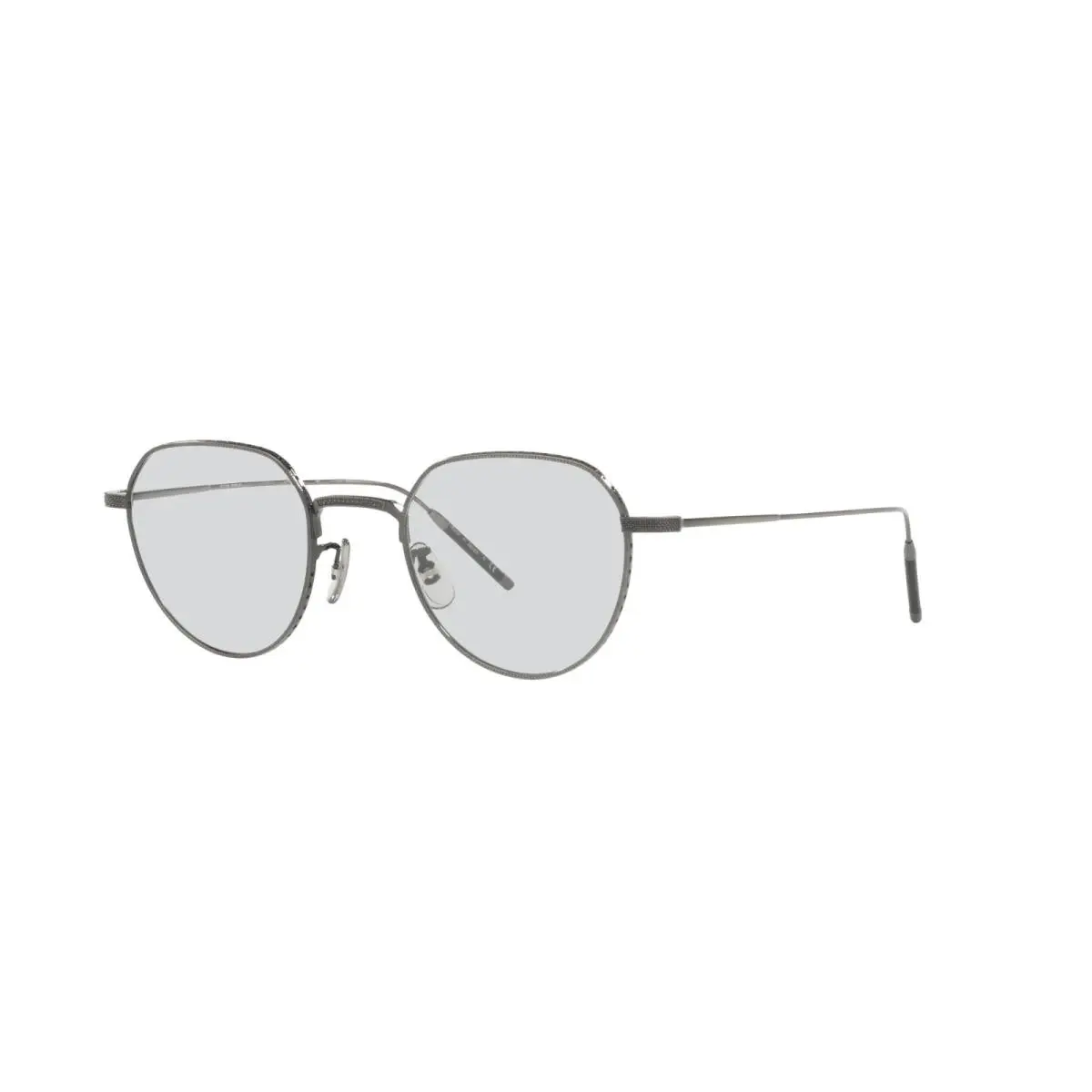 Oliver Peoples OV1298T 5076 TK-4 Eyeglasses Pewter Demo Lens Silver Mist