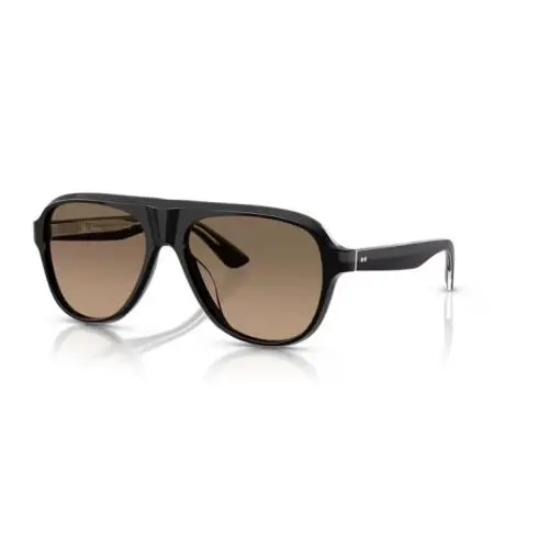 0OV5581SU Paul Newman Sun 1492GN Black/sandstone Men`s Sunglasses by Oliver Peoples