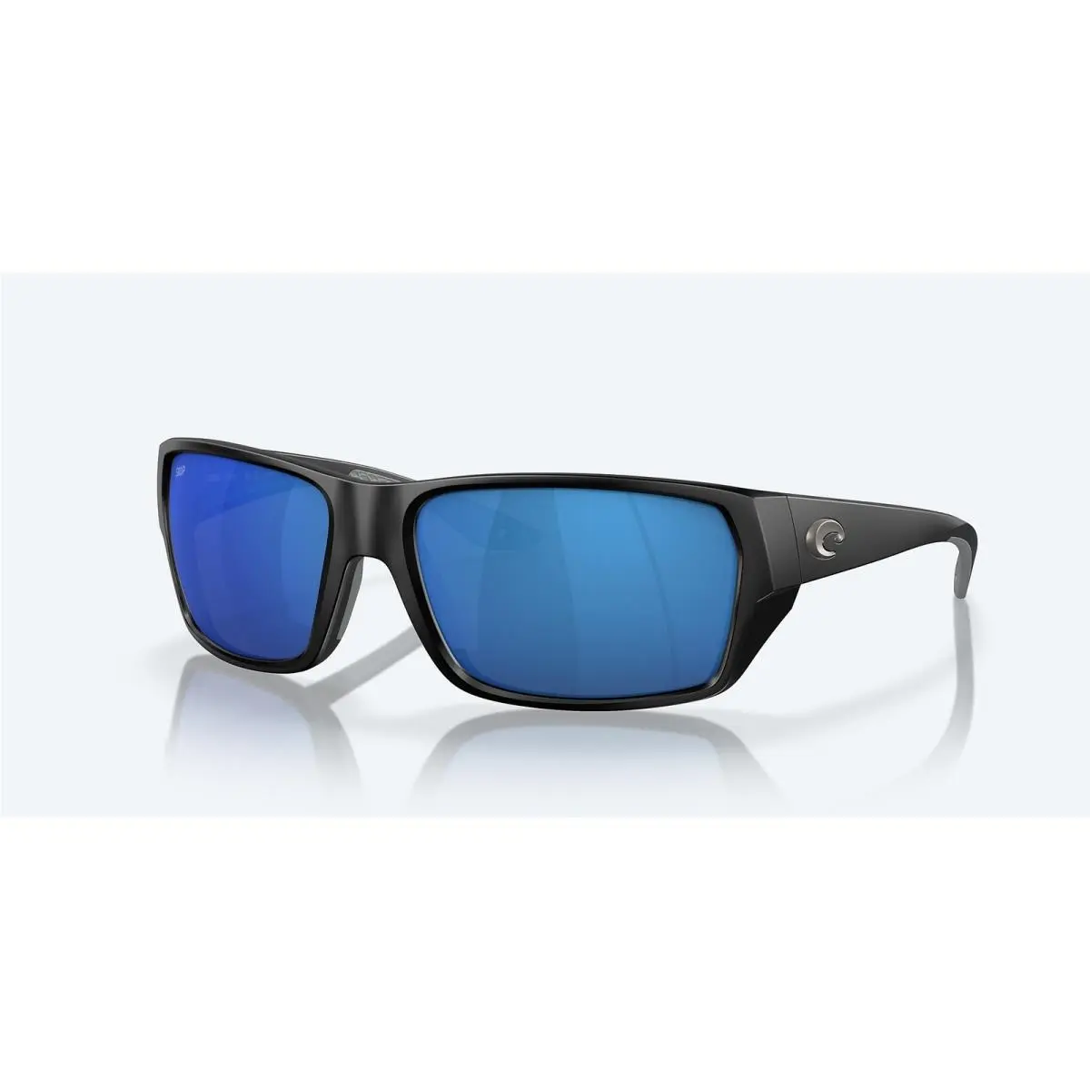 Costa Del Mar Tailfin Matte Black/blue Mirror 580P Polarized 60 mm Sunglasses