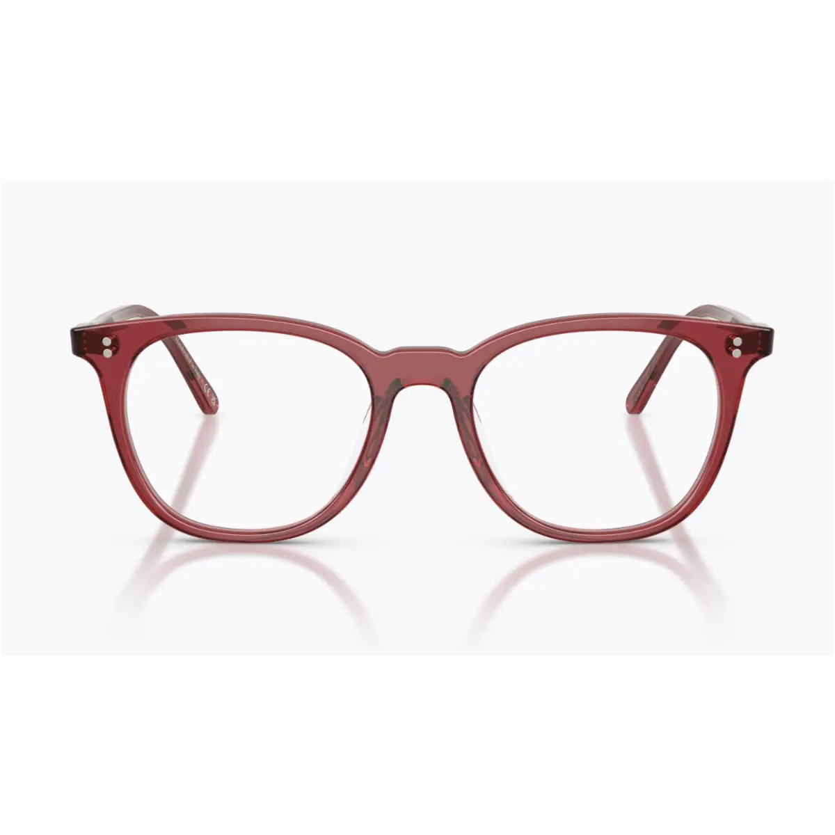 Josianne Translucent Rust Demo Lenses 145mm OV5538U Italy Made by Oliver Peoples