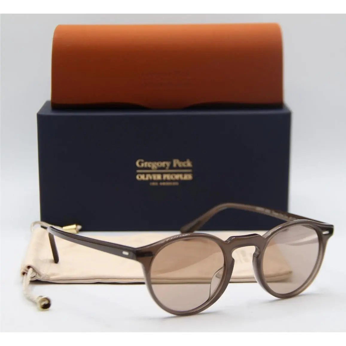 Oliver Peoples OV 5217S 14735D Gregory Peck Brown Sunglasses 50-23