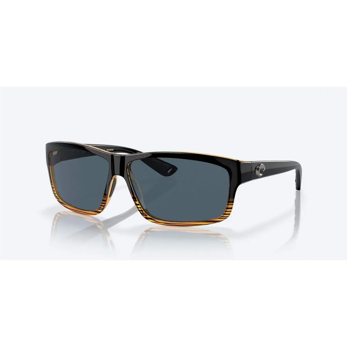 Costa Del Mar Cut Sunglasses with Blue Mirrored Polarized 580P Lenses - 60mm