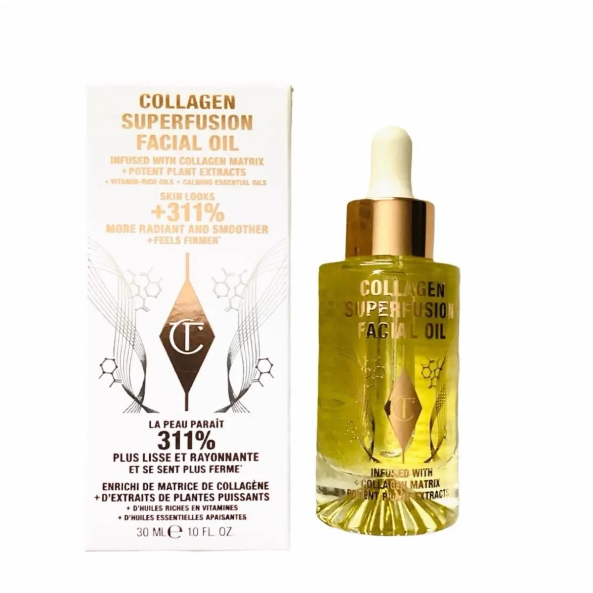 Collagen Superfusion Facial Oil 1 oz/30ml Full Size by Charlotte Tilbury