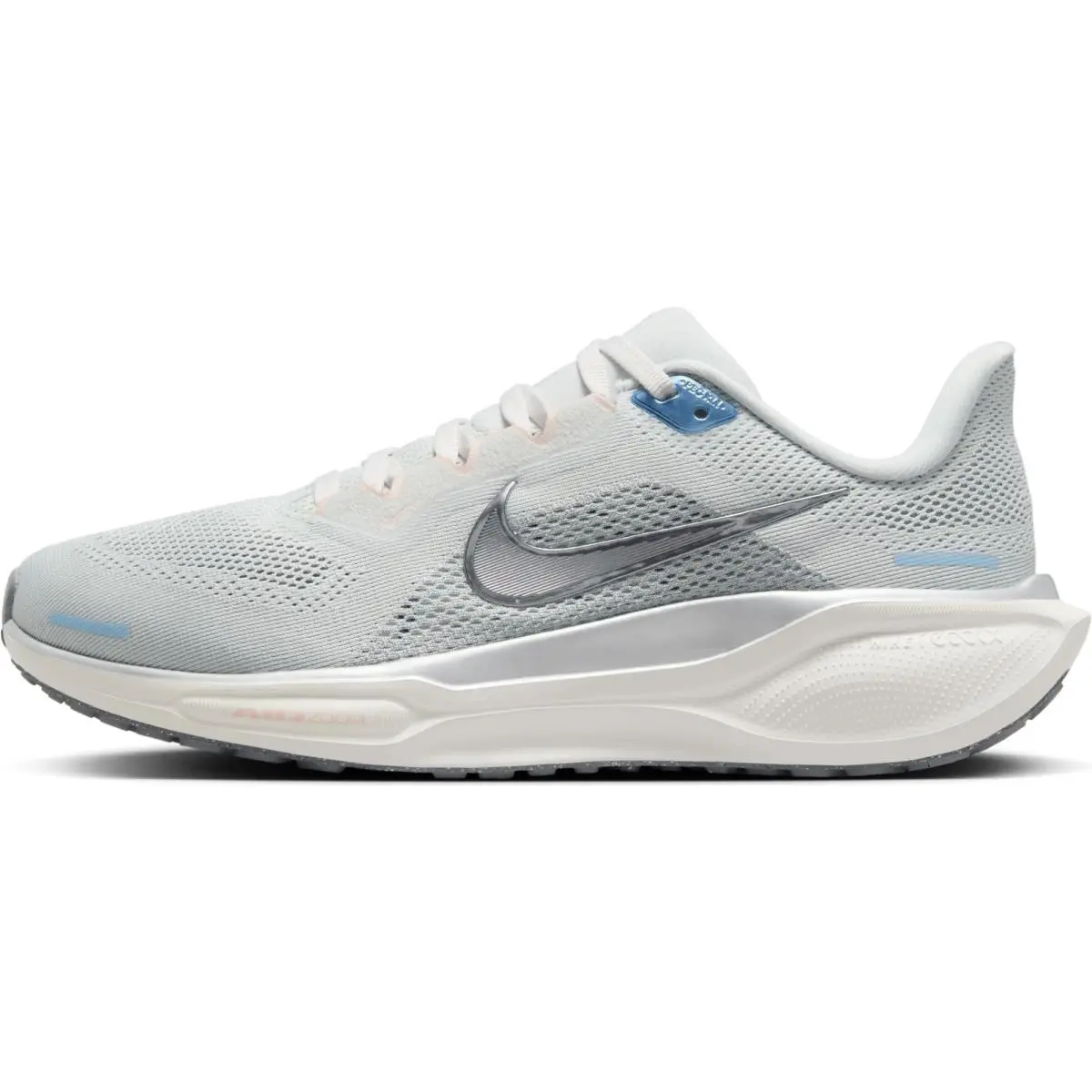 Nike Women`s Pegasus 41 Photon Dust/metallic Pewter/sail/echo Pink 8 Medium