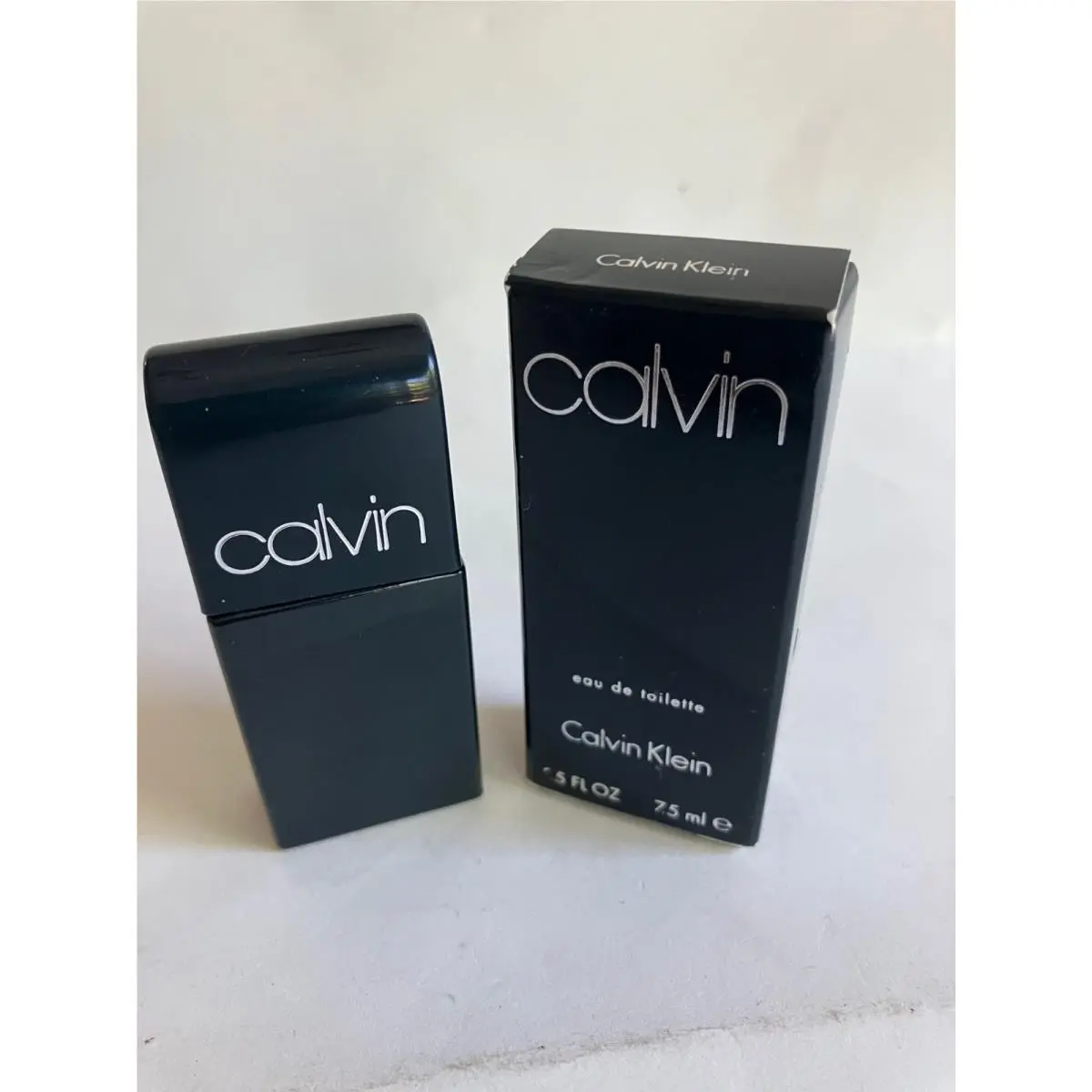 Calvin by Calvin Klein 0.25oz Edt Splash Miniature For Men Rare