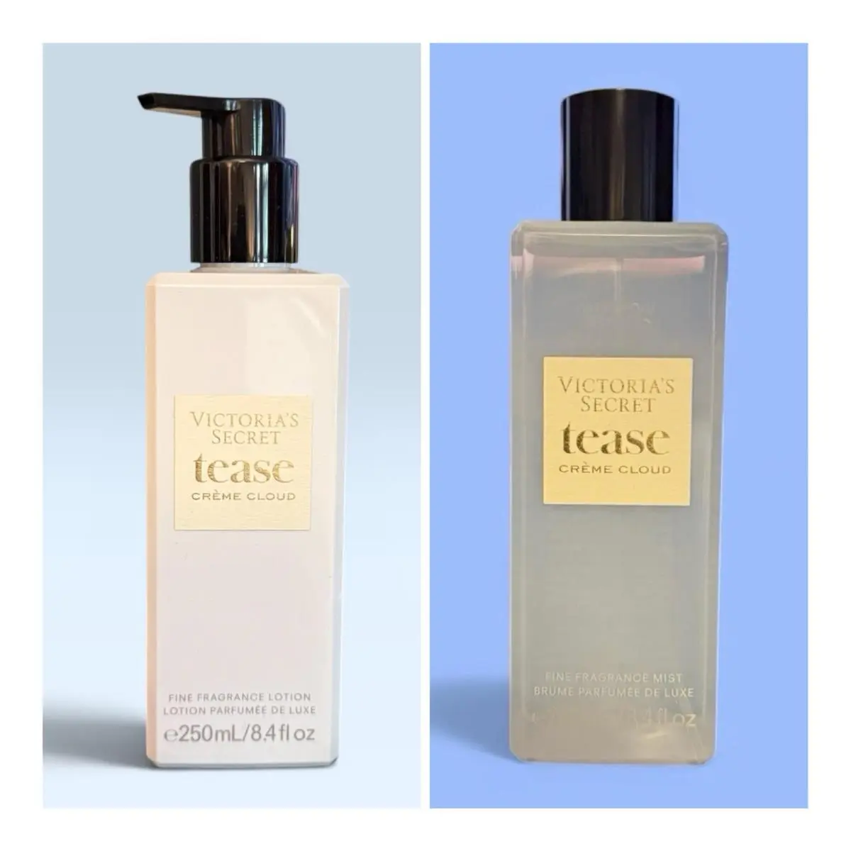 Victoria`s Secret Tease Créme Cloud Fine Fragrance Mist and Lotion