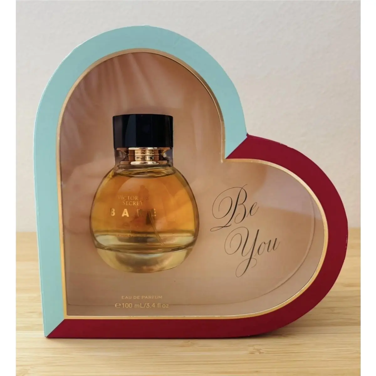Victoria`s Secret Bare Eau de Parfum Luxe Heart Gift Box Perfume 100ml/3.4oz by Victoria's Secret