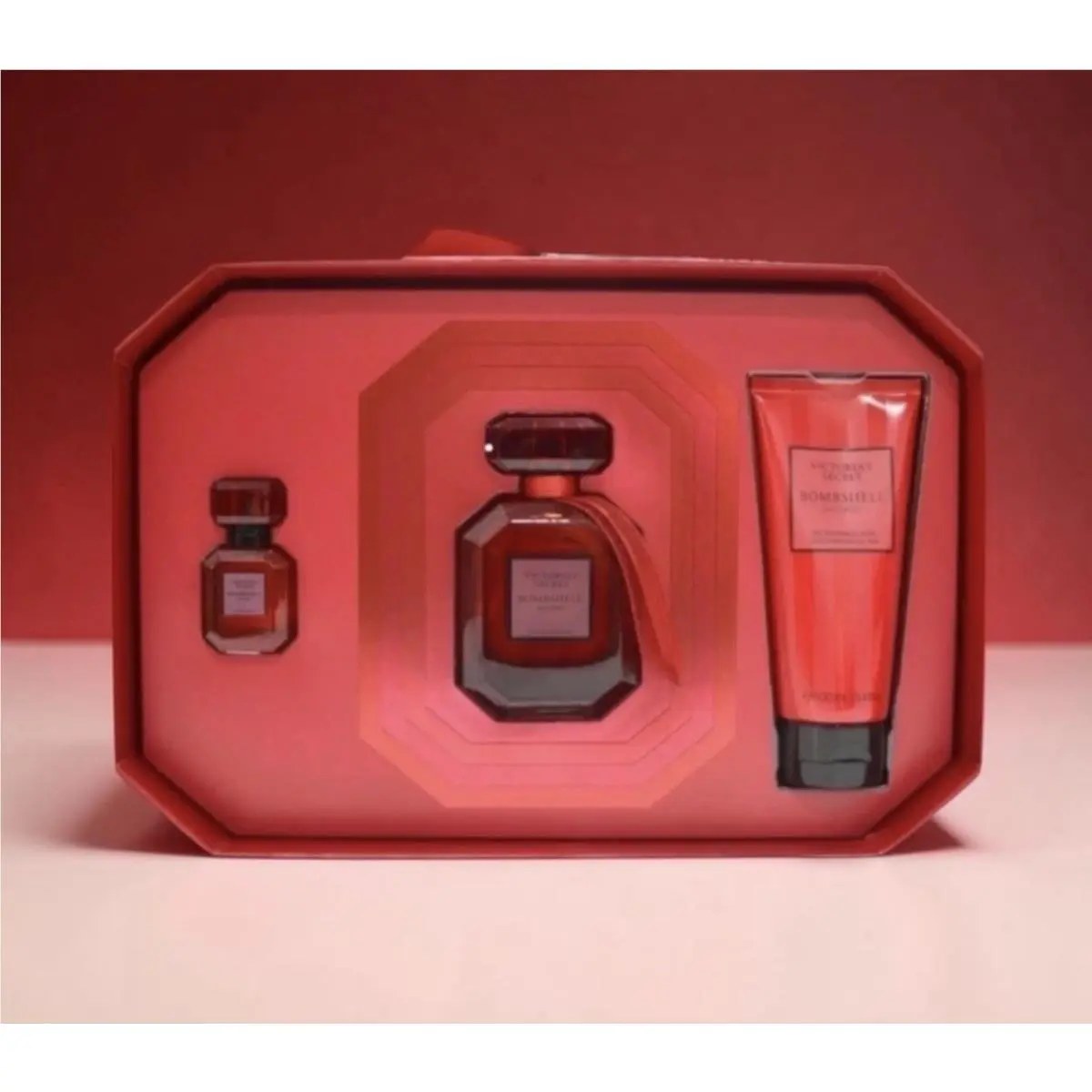 Victoria`s Secret Bombshell Intense Gift Set Eau de Parfum Perfume 1.7oz/50ml