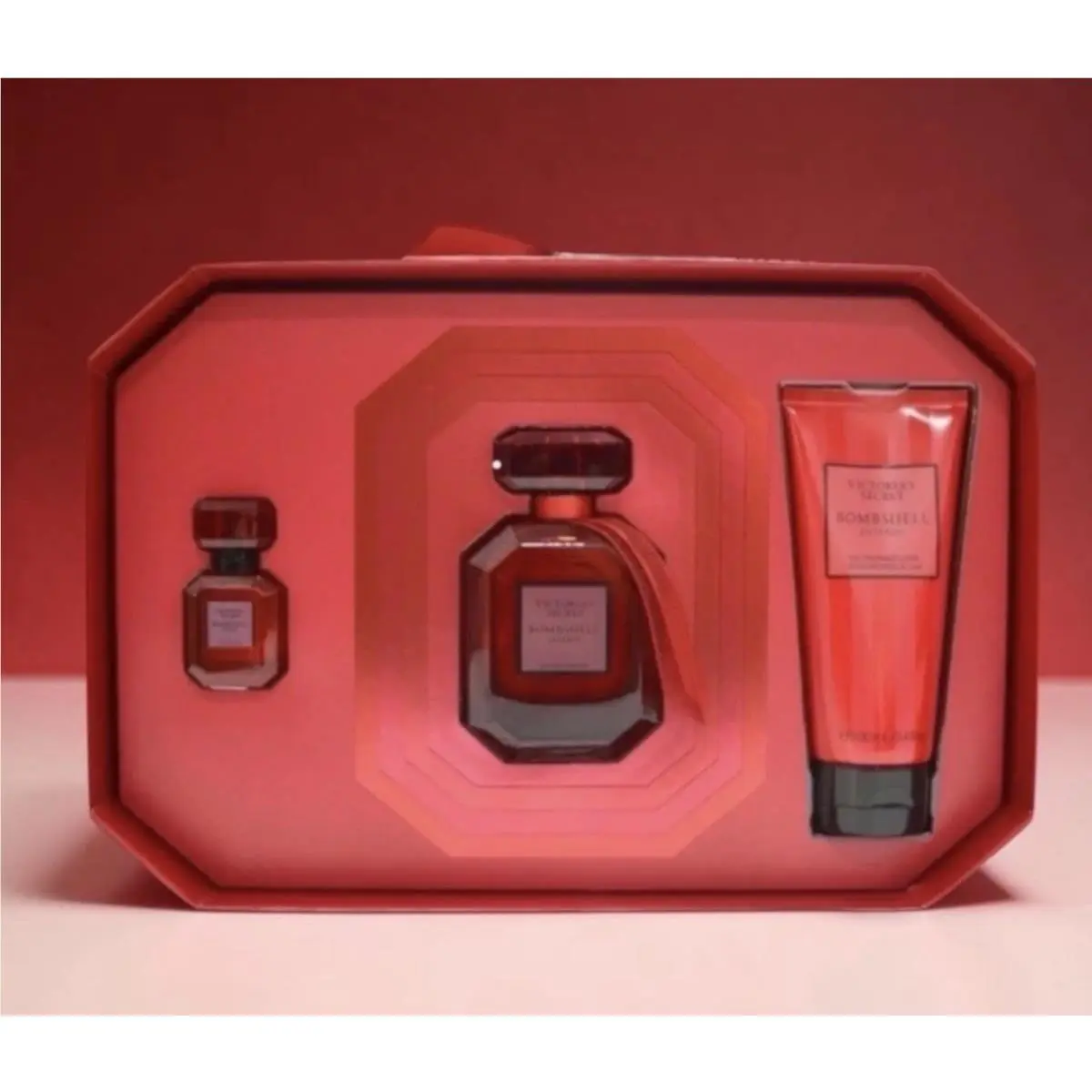 Victoria`s Secret Bombshell Intense Gift Set Eau de Parfum Perfume 1.7oz/50ml