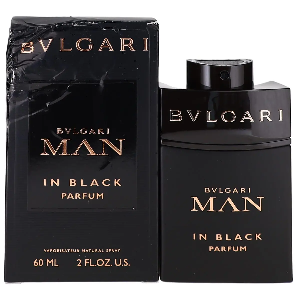 Man In Black by Bvlgari For Men Parfum Spray 2oz Shopworn