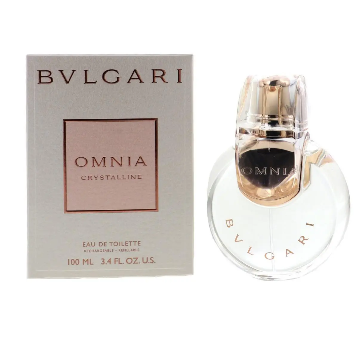 Bvlgari Omnia Crystalline Eau de Toilette 3.4 oz 2 Pack