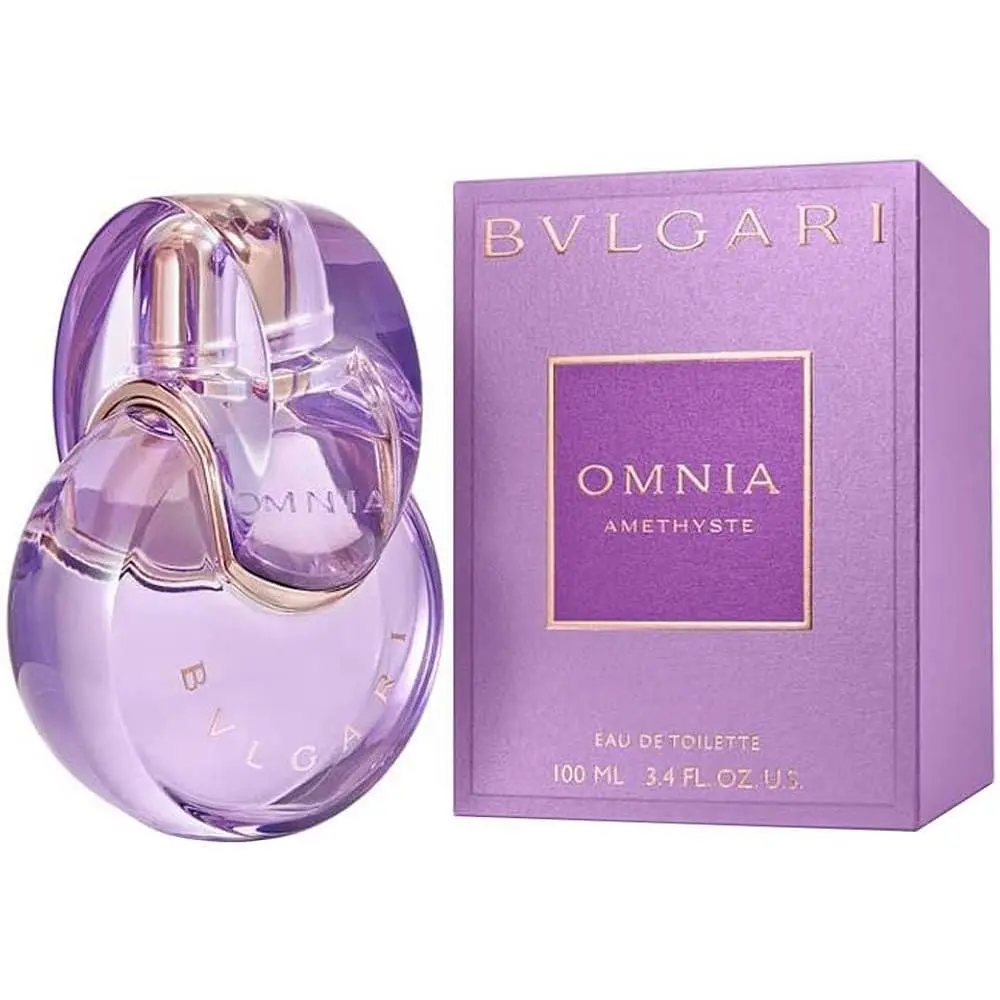 Bvlgari Omnia Amethyste Eau de Toilette Women Floral Musky Scent 3.4 oz Spray