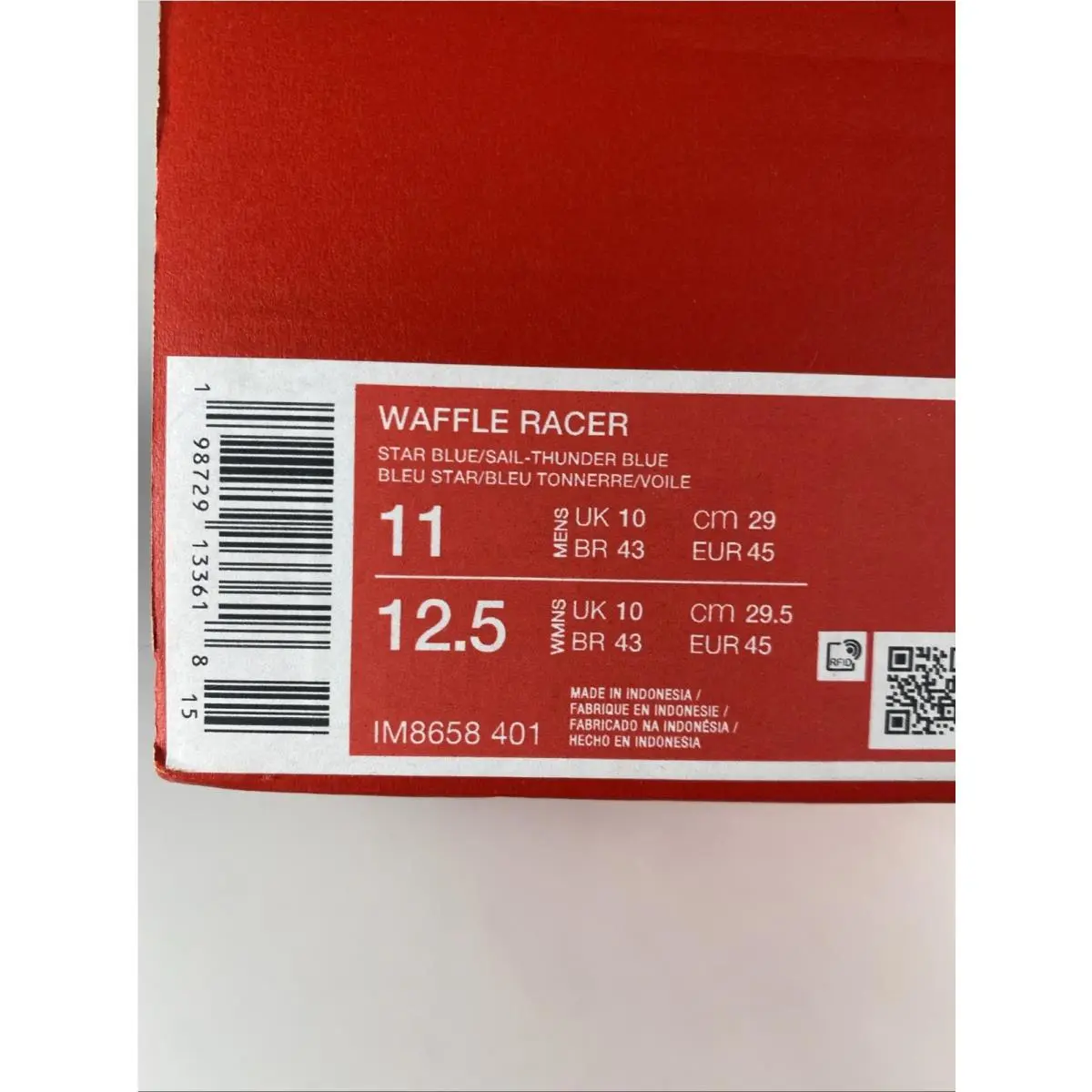 Nike shoes - Nike Waffle Racer - Waffle Racer - IM8658 401 - Star Blue/Sail-Thunder Blue (UPC: 198729133618) 8