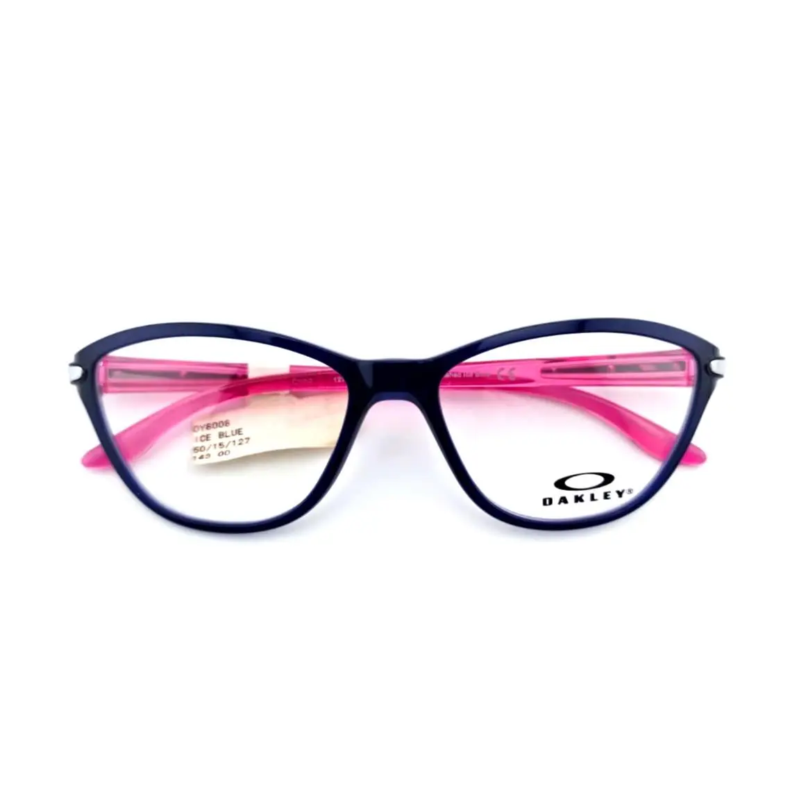 OY8008-0450 Polished Ice Blue Full Rim Eyeglasses 50-15-127 by Oakley