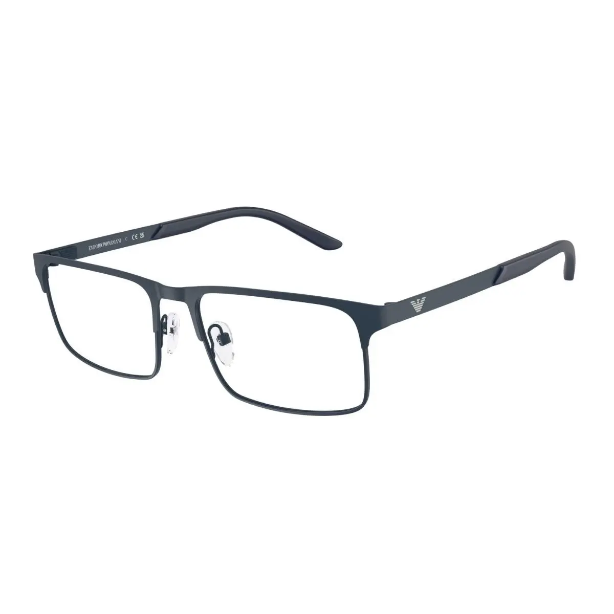 EA1170 3396 Matte Blue Demo Lens 53 mm Men`s Eyeglasses by Emporio Armani