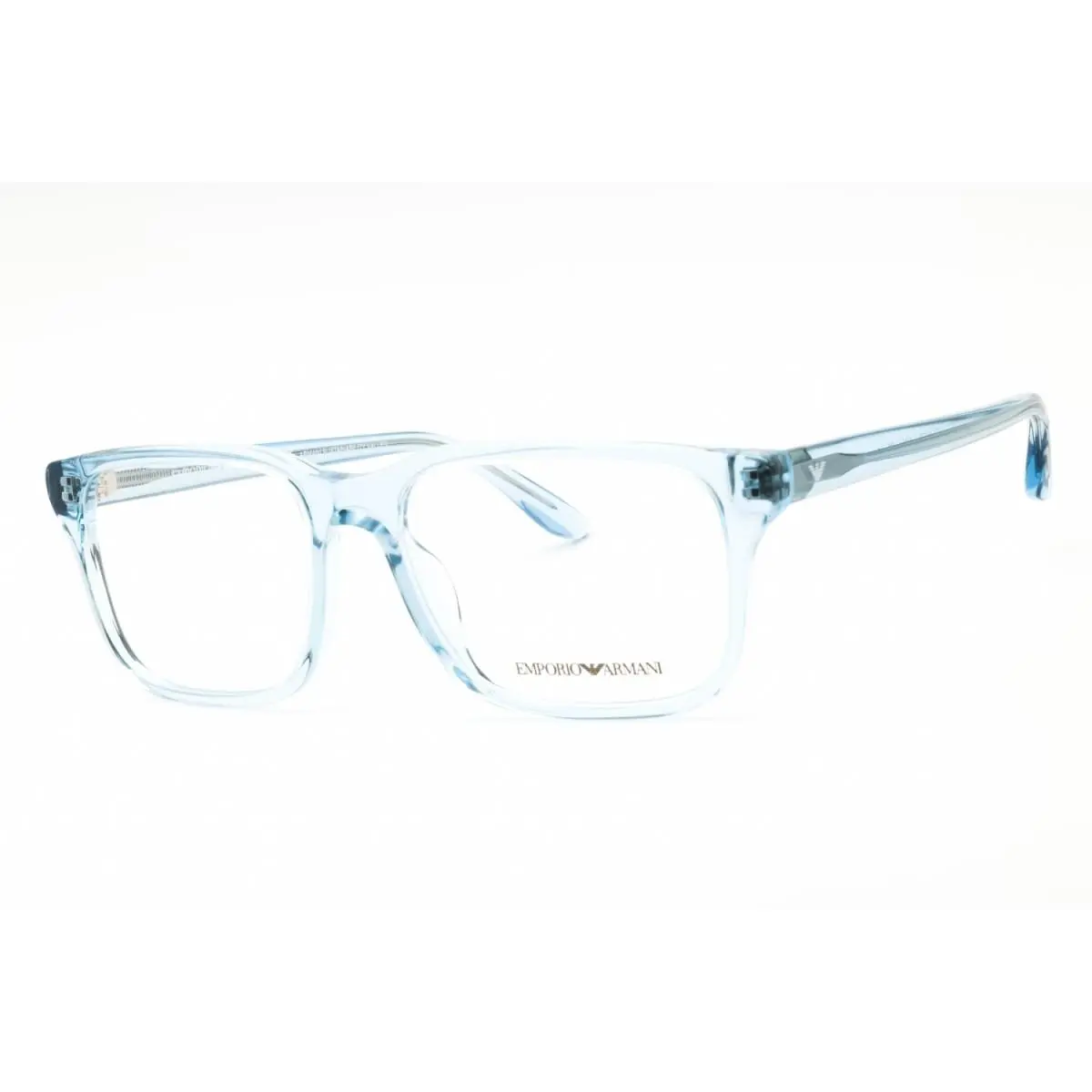 Emporio Armani EA3250U 6204 Transparent Bright Light Blue 56mm Eyeglasses
