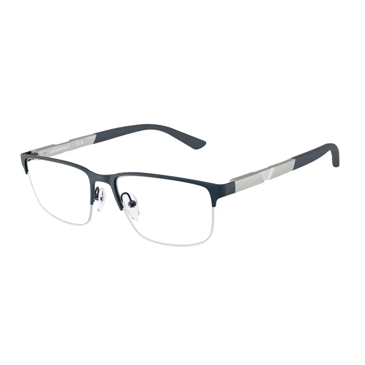 EA1164 3042 Matte Blue Demo Lens 56 mm Men`s Eyeglasses by Emporio Armani