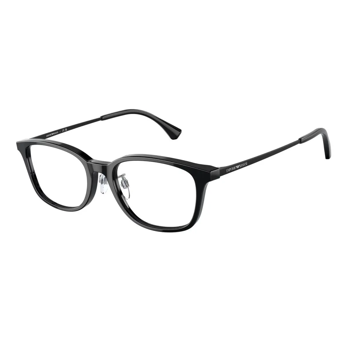 EA3217D 5017 Shiny Black Demo Lens 52 mm Men`s Eyeglasses by Emporio Armani