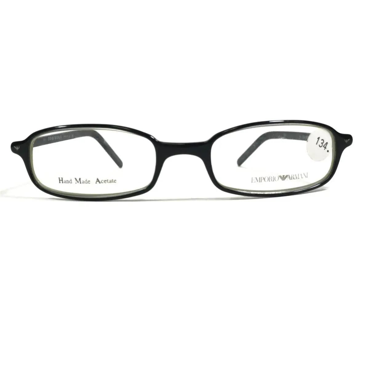 Emporio Armani Eyeglasses Frames EA9087 GY4 Black Green Rectangular 46-19-135