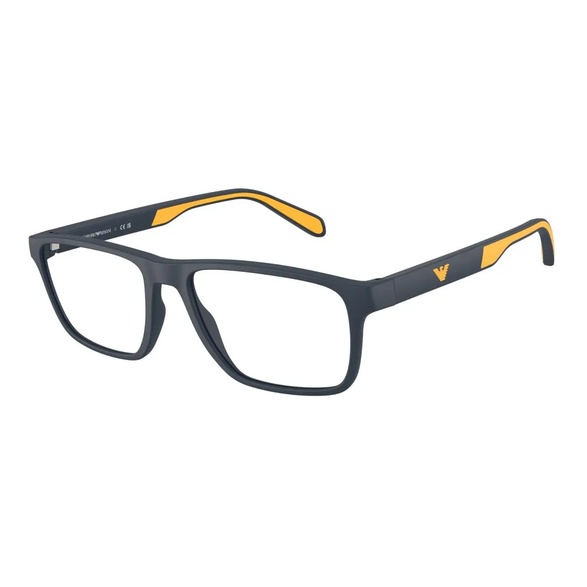 EA3233 5088 Matte Blue Demo Lens 56 mm Men`s Eyeglasses by Emporio Armani