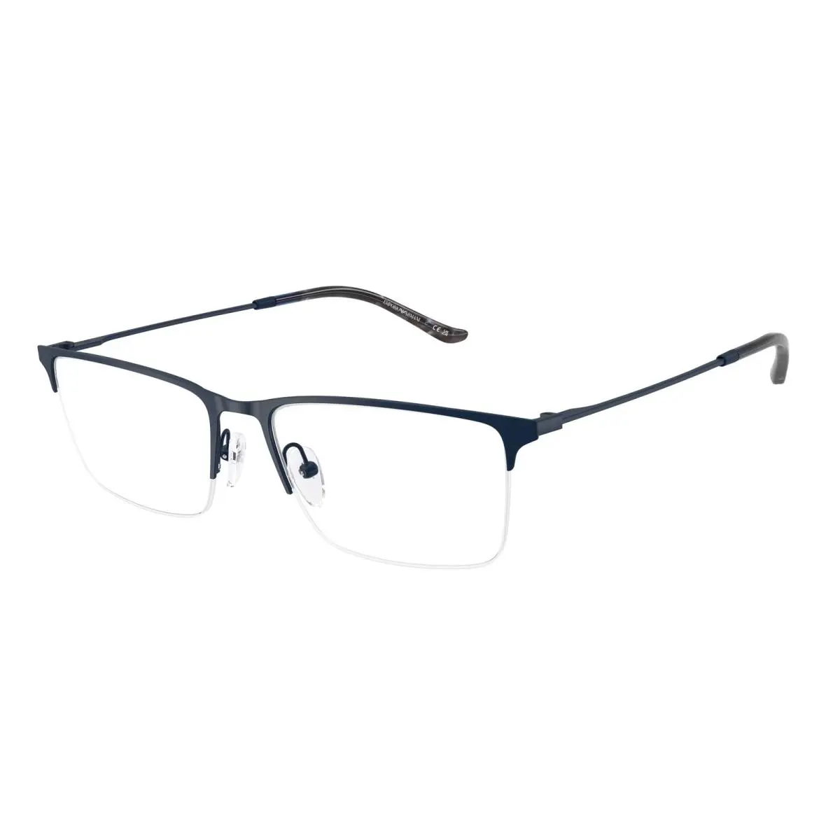 EA1171 3018 Matte Blue Demo Lens 57 mm Men`s Eyeglasses by Emporio Armani