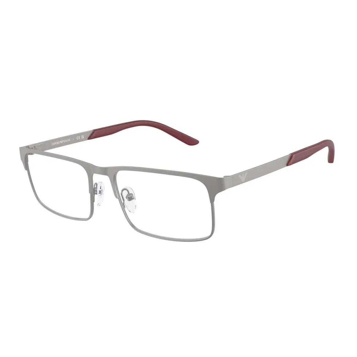 EA1170 3003 Matte Gunmetal Demo Lens 55 mm Men`s Eyeglasses by Emporio Armani