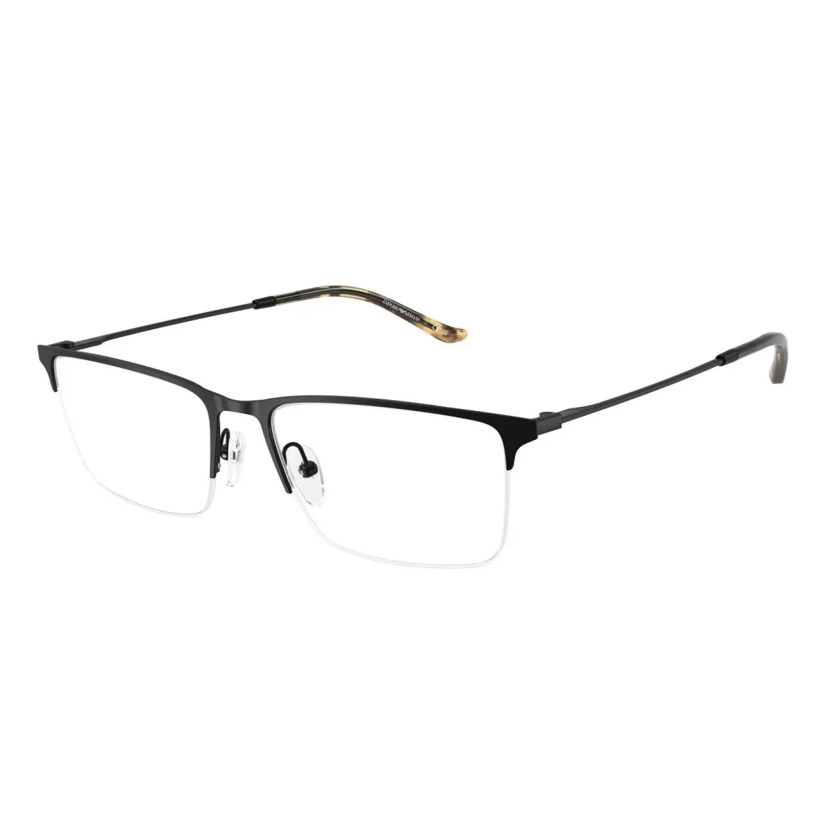 EA1171 3001 Matte Black Demo Lens 57 mm Men`s Eyeglasses by Emporio Armani