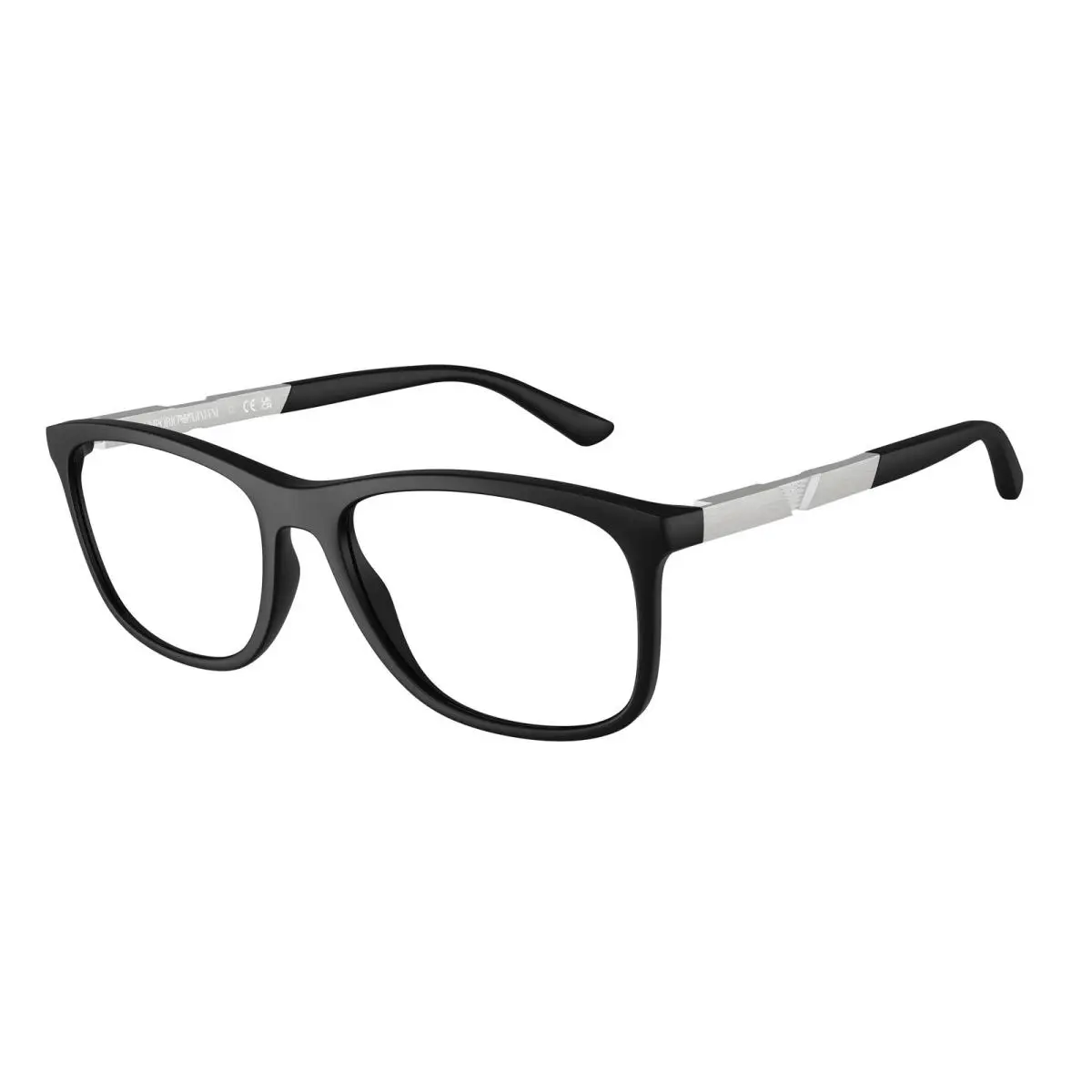 EA3247 5001 Matte Black Demo Lens 55 mm Men`s Eyeglasses by Emporio Armani