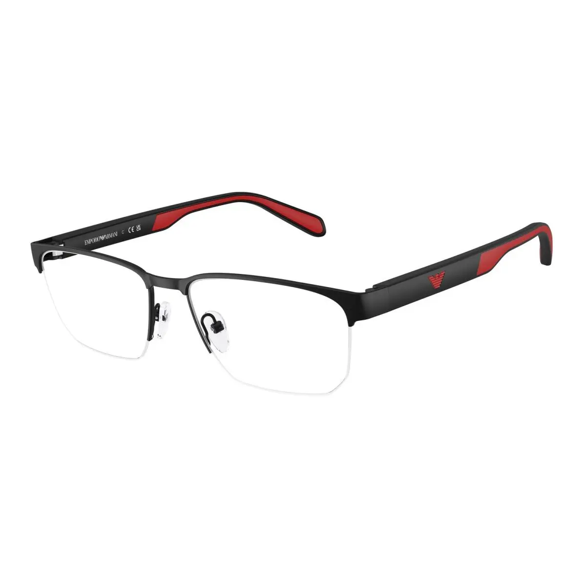 EA1162 3085 Matte Black Demo Lens 56 mm Men`s Eyeglasses by Emporio Armani