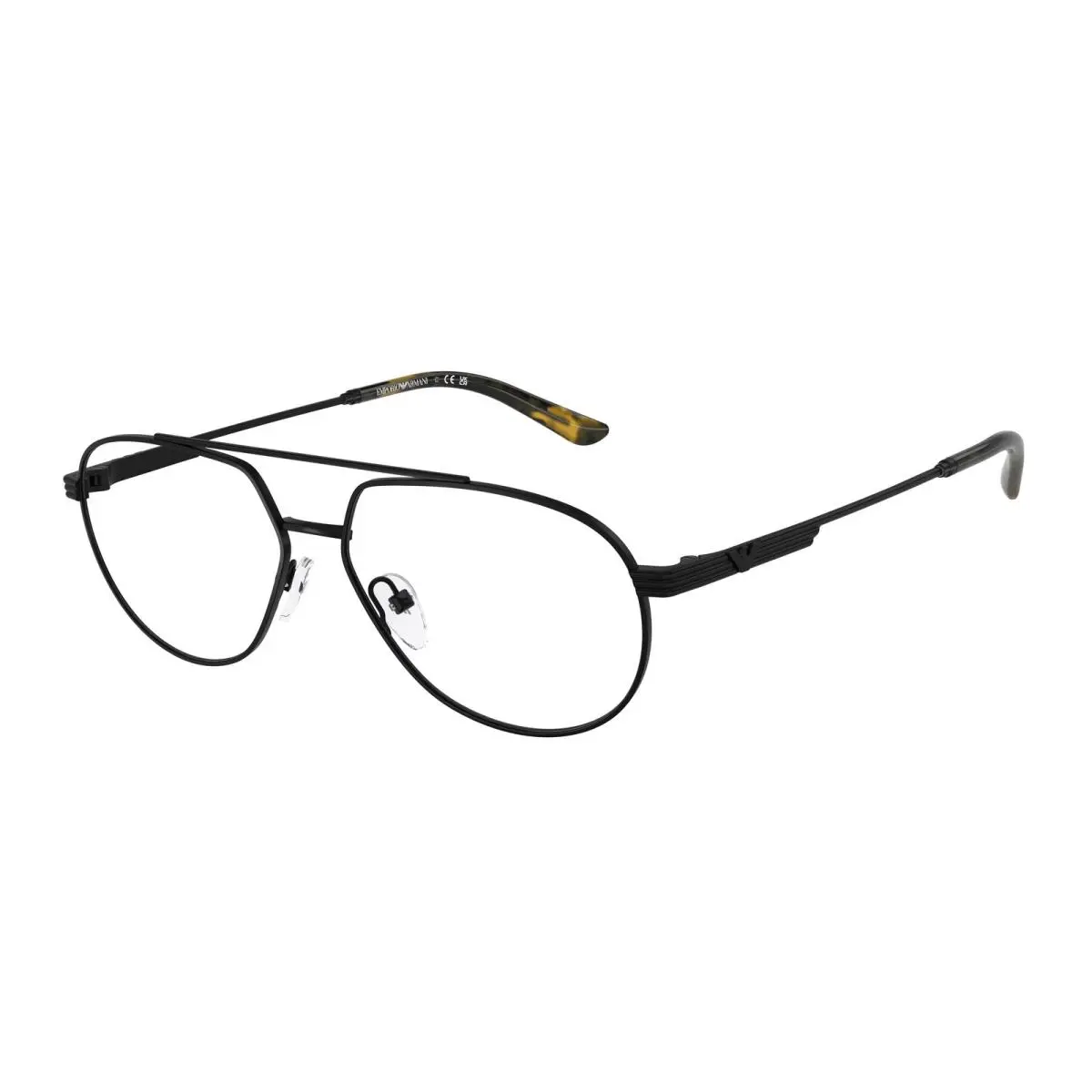 EA1165 3001 Matte Black Demo Lens 56 mm Men`s Eyeglasses by Emporio Armani
