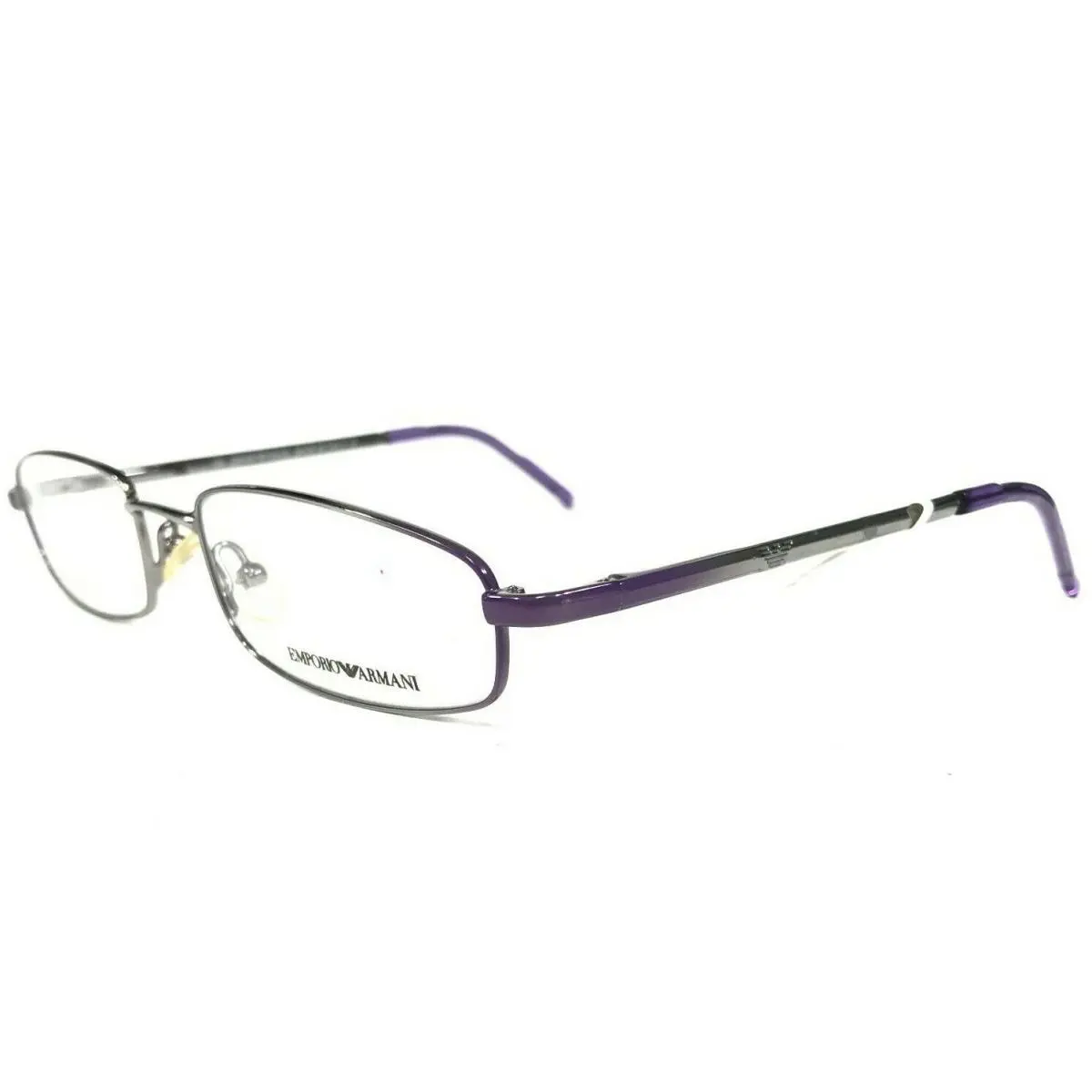Emporio Armani Petite Eyeglasses Frames EA9029 8A0 Purple Silver 50-19-130