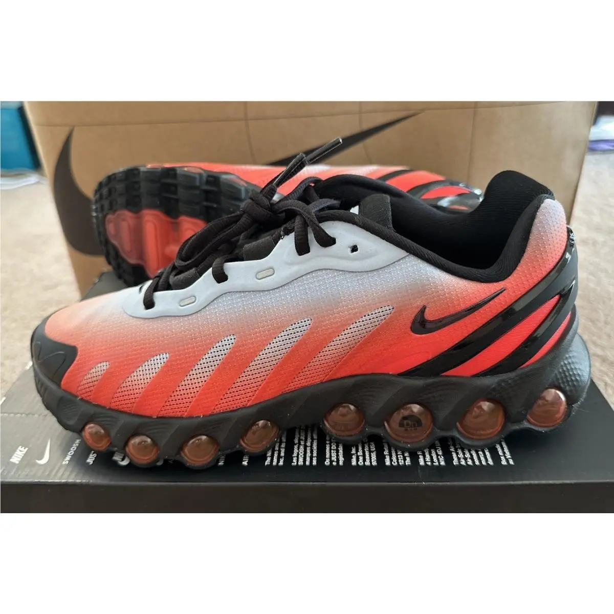 Air Max DN8 Bright Crimson Red Shoes Size Men`s 8/Women`s 9.5 IH4119-401 by Nike