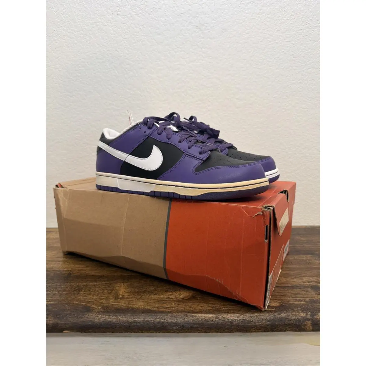 Vintage Nike Dunk Low Court Purple Black 11
