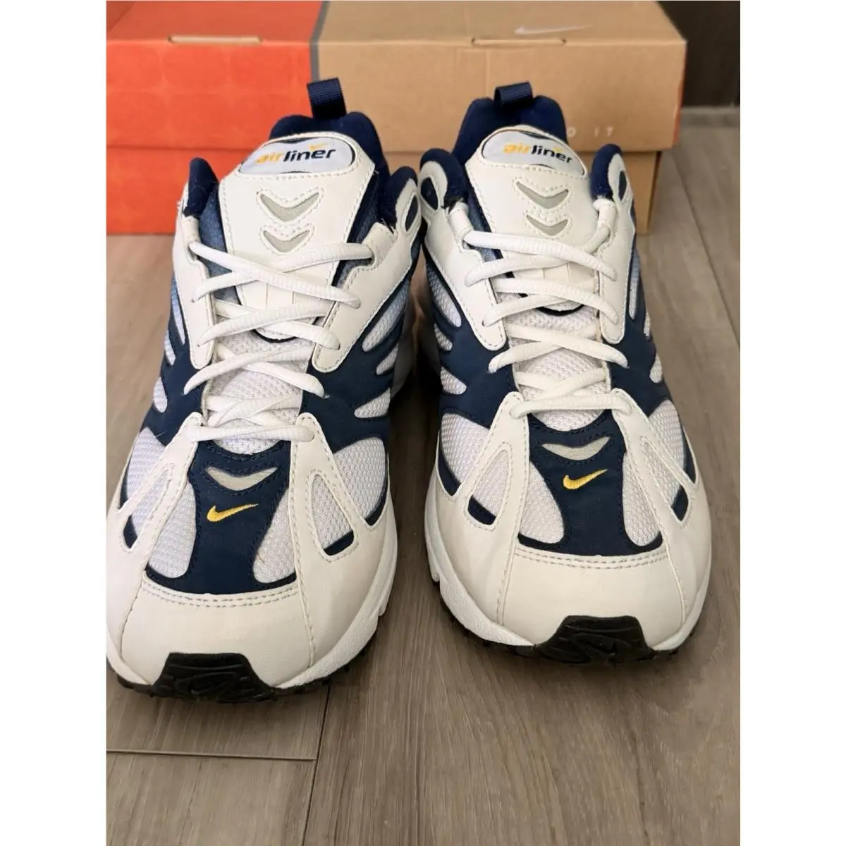 Nike shoes - Airliner - Airliner - 602116 - Binary Blue/ Carotene-White, Manufacturer: Binary Blue/Carotene White 0