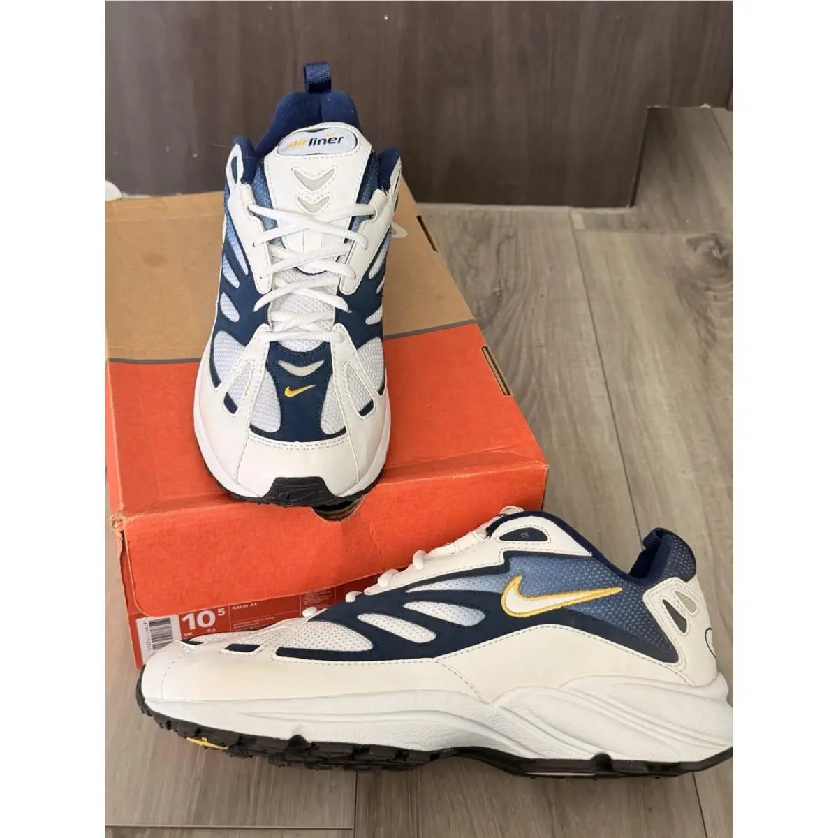 Nike shoes - Airliner - Airliner - 602116 - Binary Blue/ Carotene-White, Manufacturer: Binary Blue/Carotene White 7