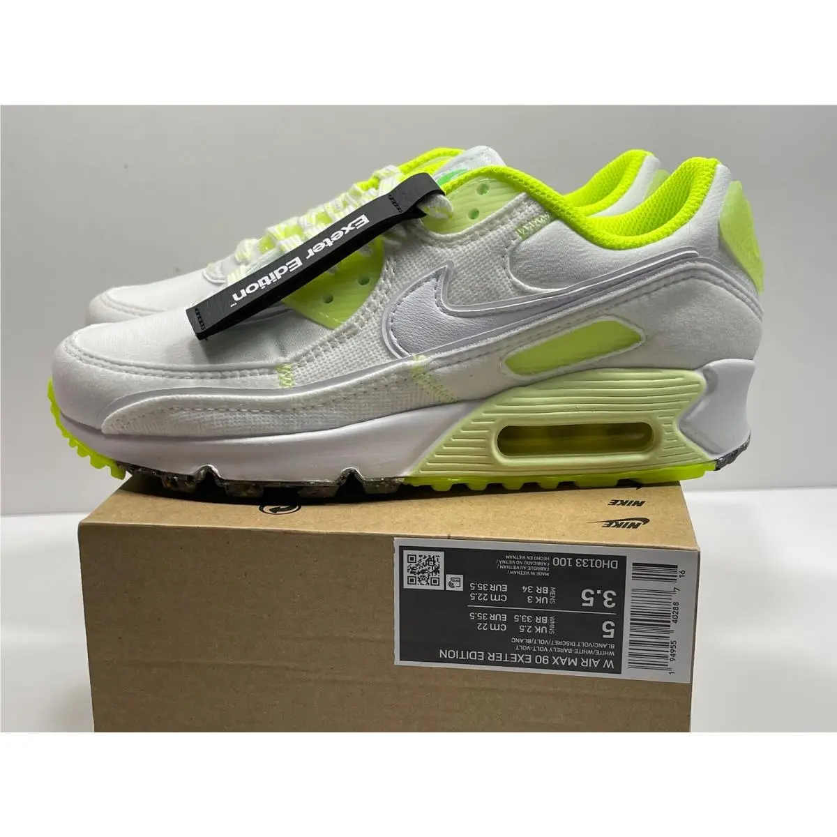 Nike Womens Air Max 90 Exeter Edition White DH 0133 100 W-5 M - 3.5