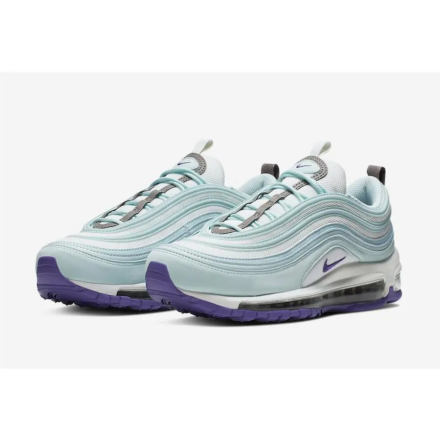 Nike Woman Air Max 97 Teal Tint/summit White 921733-303 US Wmns SZ 6