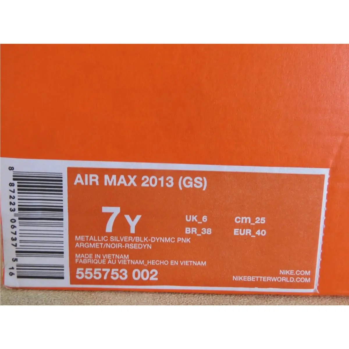 Nike shoes - Nike Air Max 2013 - Air Max - Silver (UPC: 887223067375) 6