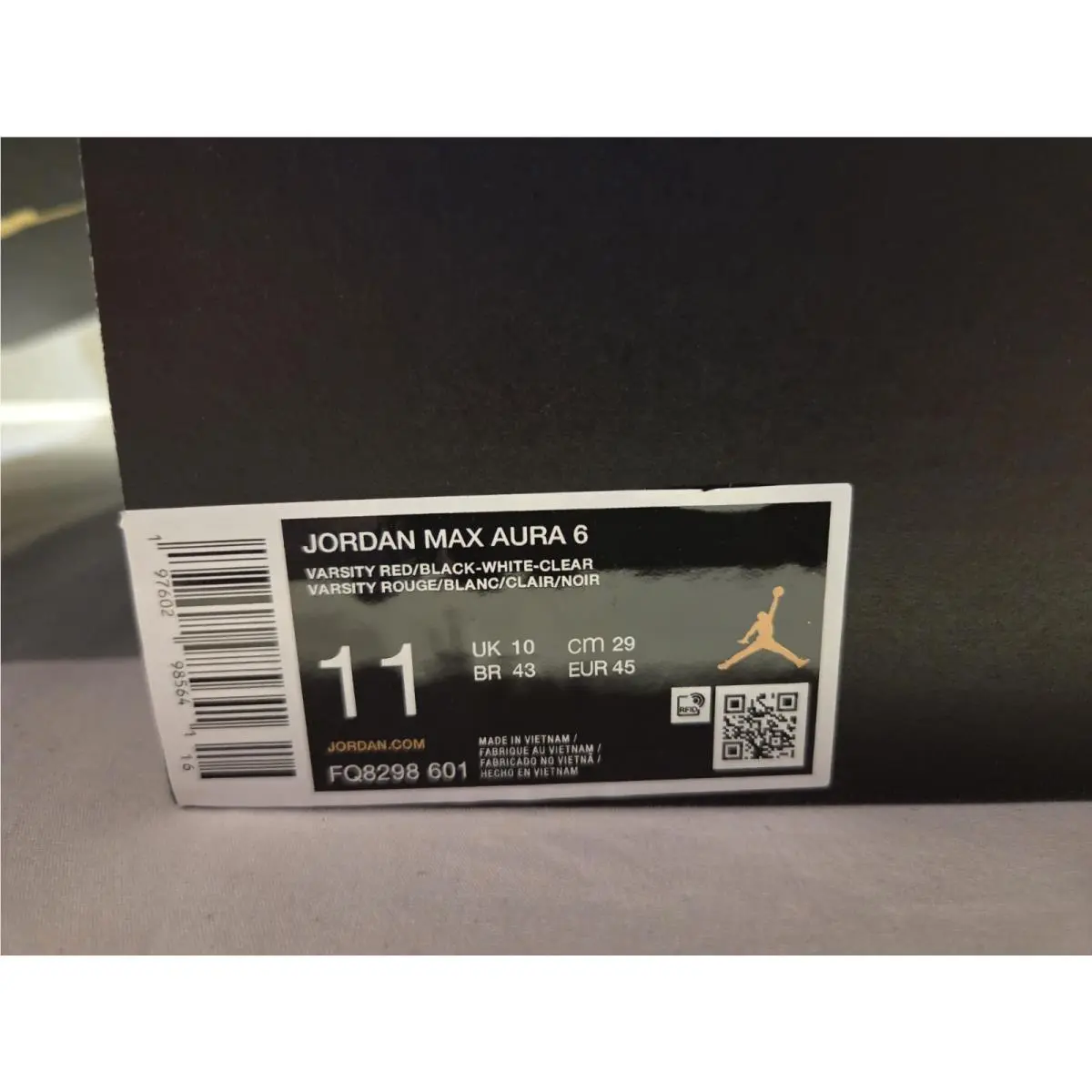 Nike shoes - Jordan Max Aura - Max Aura - FQ8298-601 - Red 0