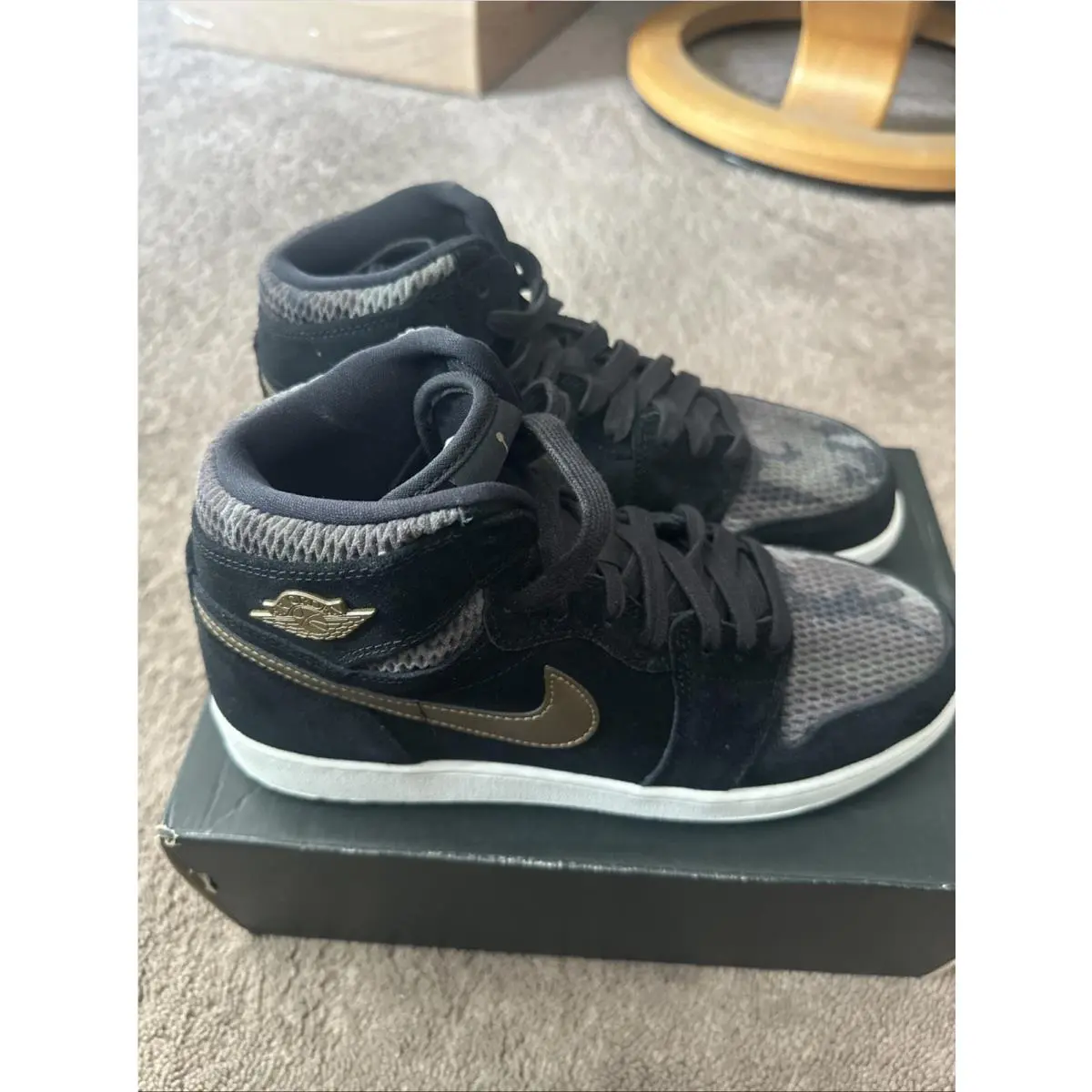 Nike shoes - Nike Air Jordan 1 Retro High OG - Black 2